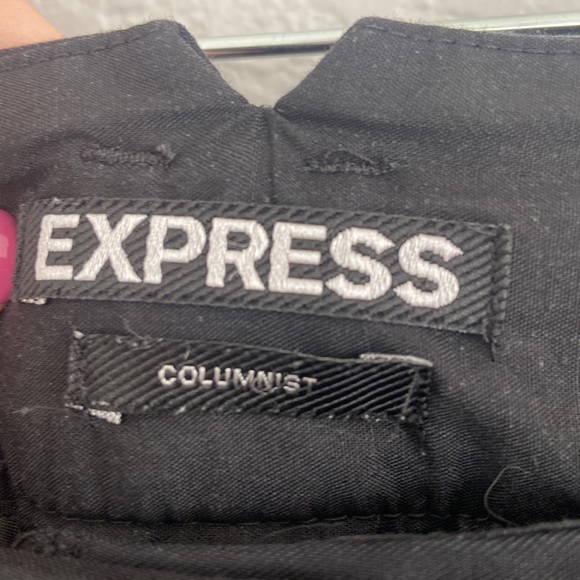 Express Columnist Barely Boot Gray Pants - Picture 5 of 11